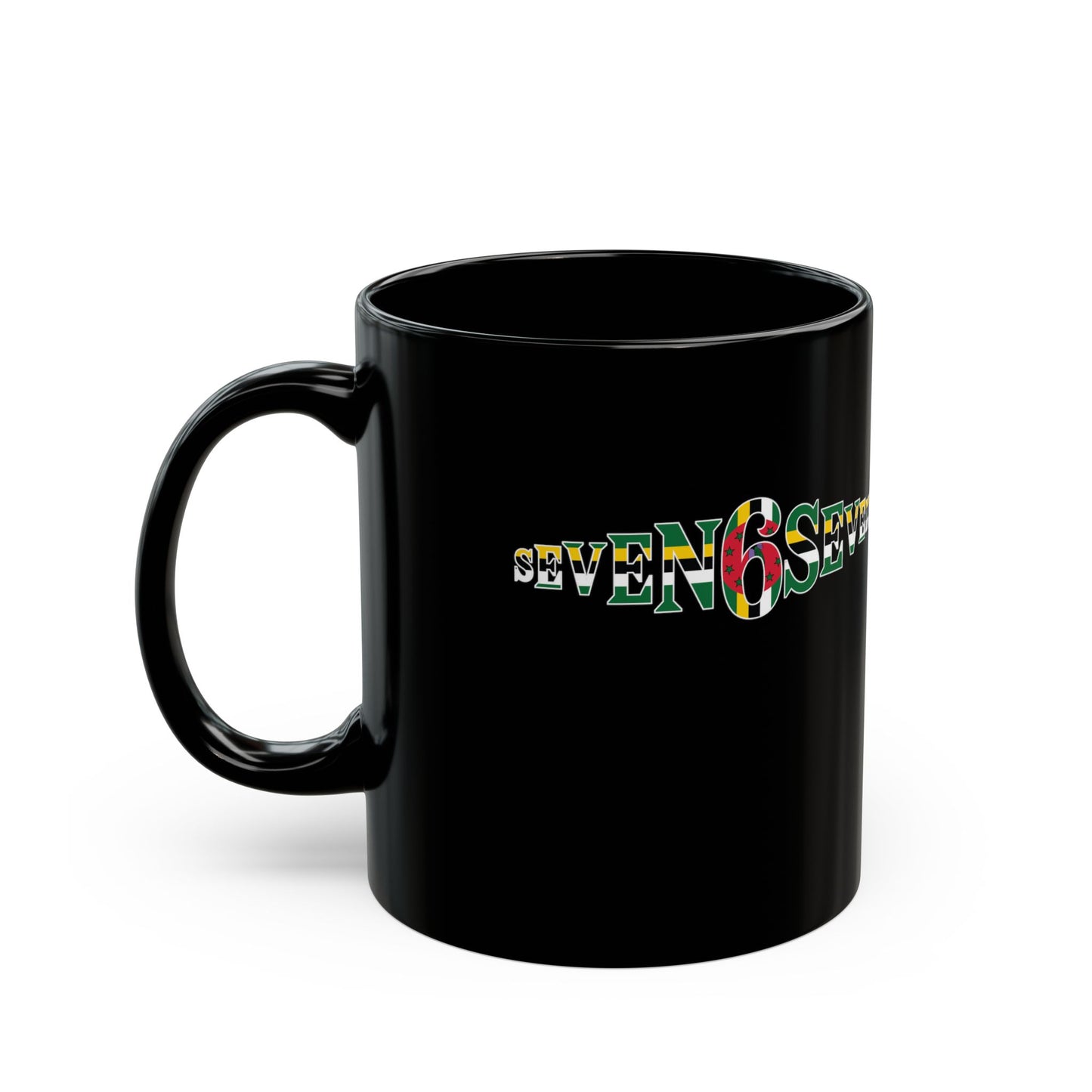 Black Coffee Mug — Flag