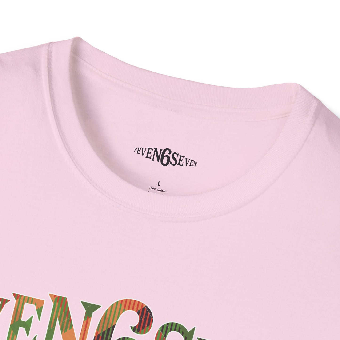 Plain T-Shirt with Madras Logo