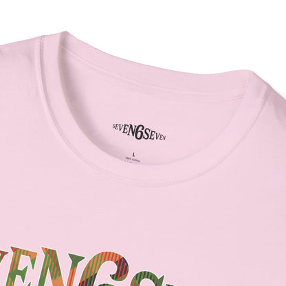 Plain T-Shirt with Madras Logo