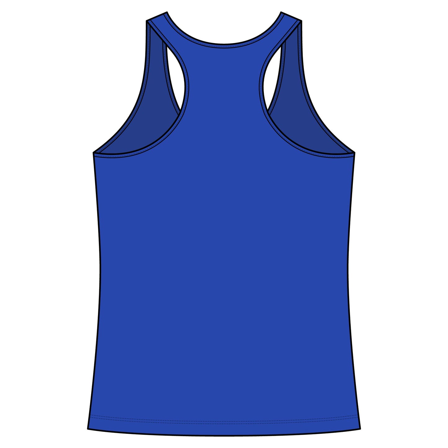 Racerback Tank Top- Black Logo