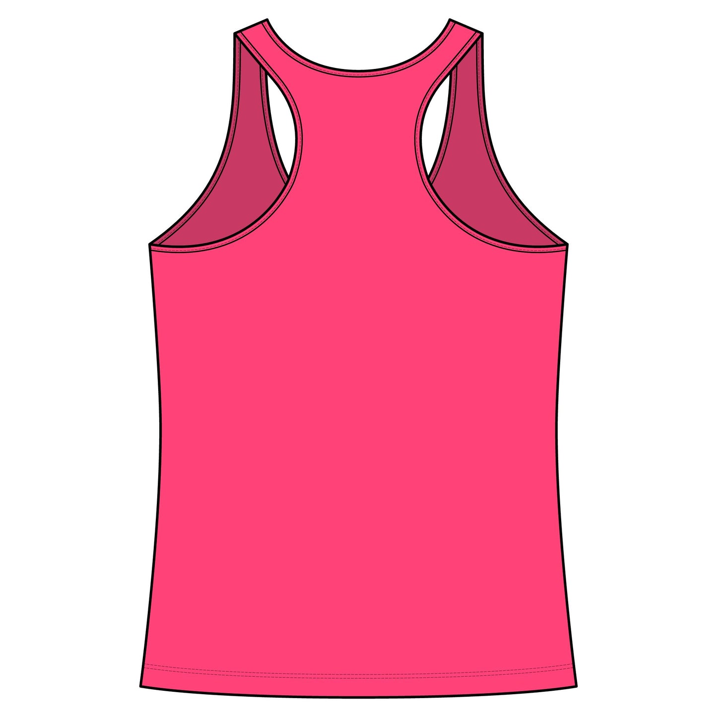 Racerback Tank Top- Black Logo