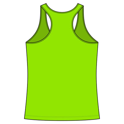 Racerback Tank Top- Black Logo