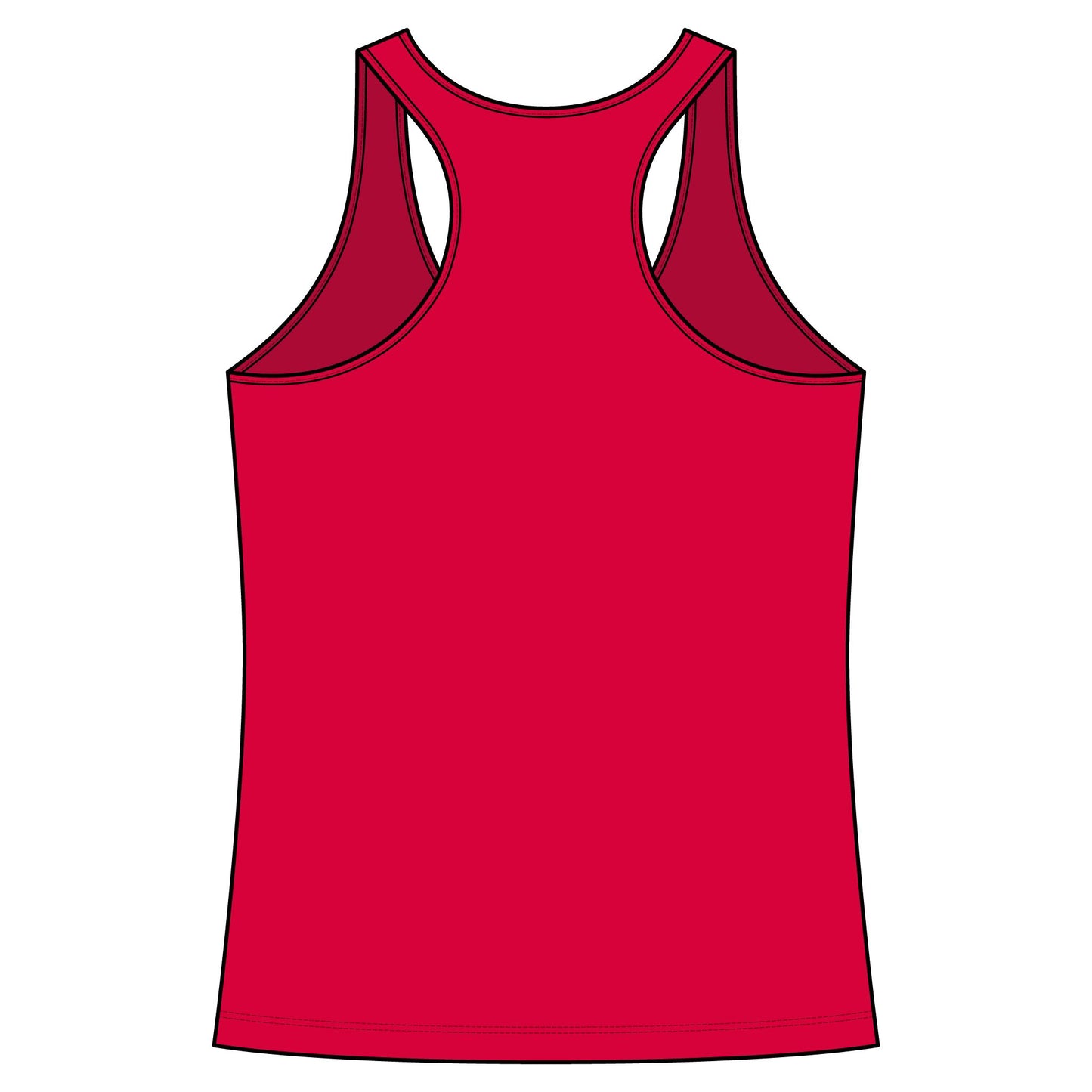 Racerback Tank Top- Black Logo