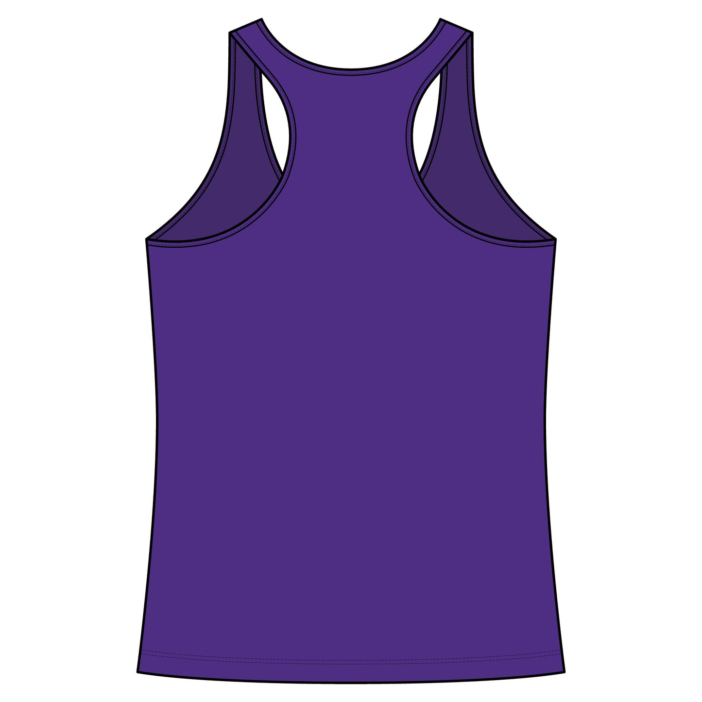 Racerback Tank Top- Black Logo