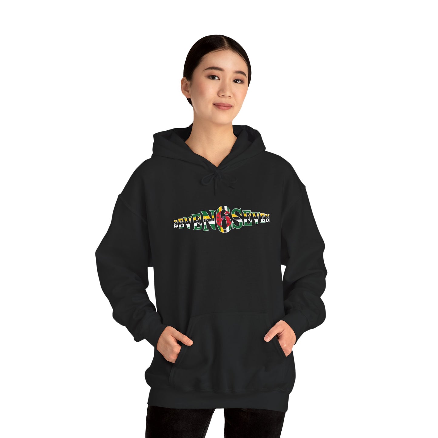 Green 6 Hoodie — Flag Logo
