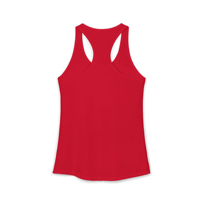 Women's Ideal Racerback Tank - White Logo