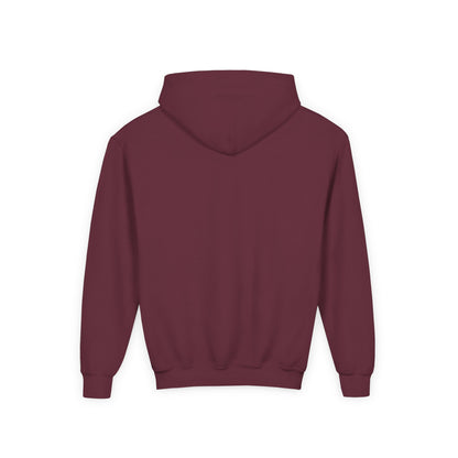 Youth Heavy Blend Hooded Sweatshirt with Flag Logo