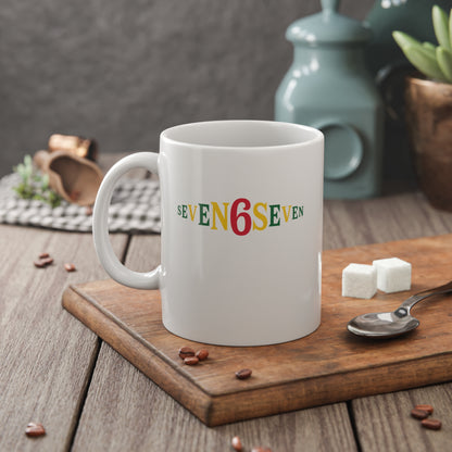 Ceramic Mug - White/Ice/Green/Gold
