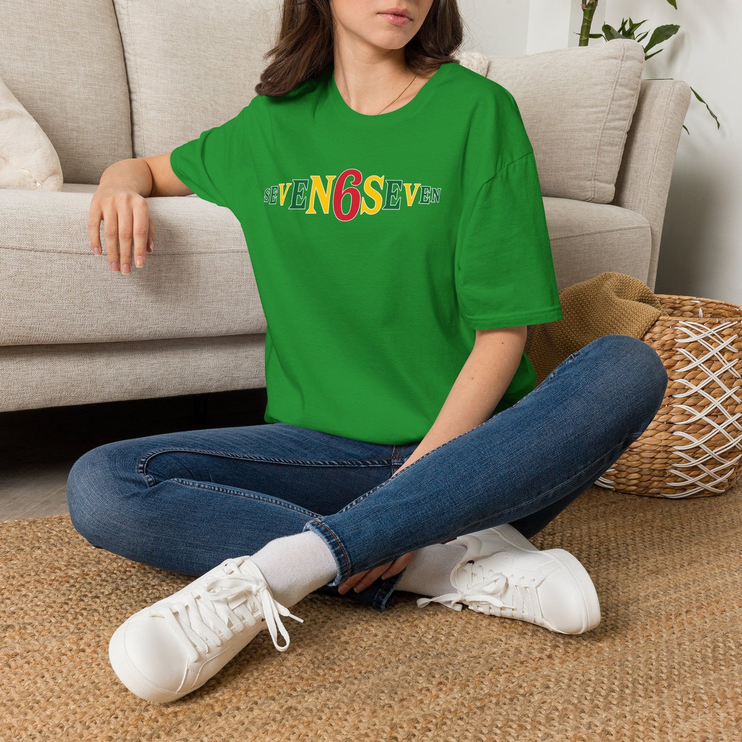 Plain T-Shirt with Ice/Green/Gold Logo