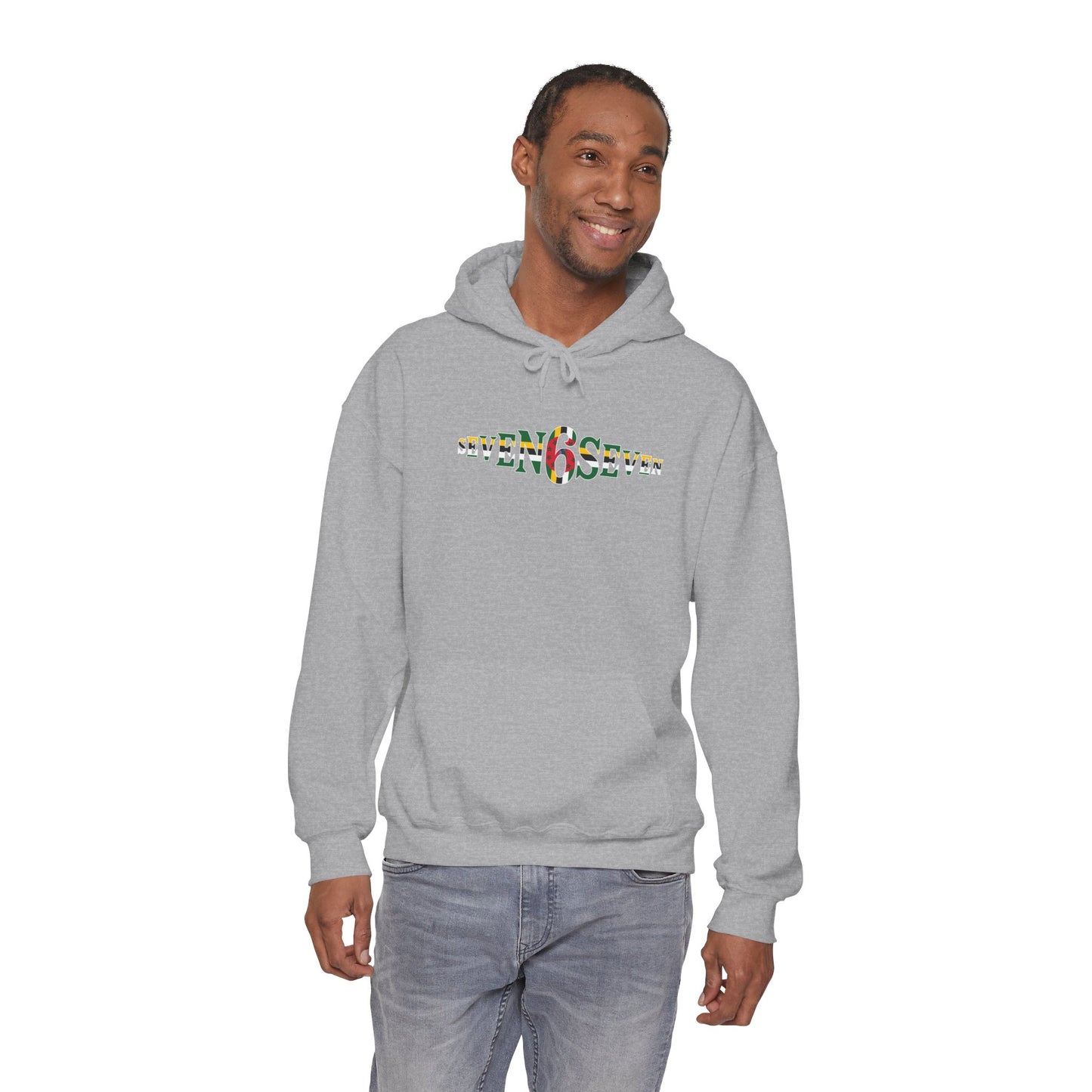 Green 6 Hoodie — Flag Logo