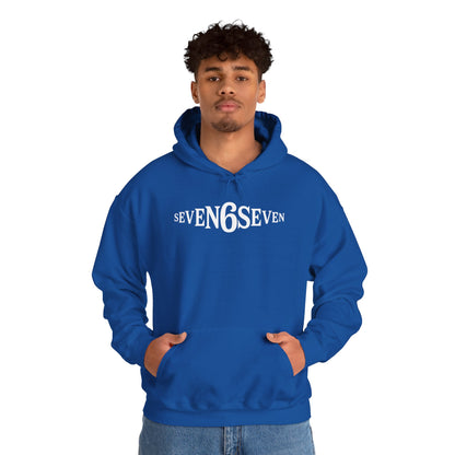 Unisex Heavy Blend™ Hooded Sweatshirt - White Logo