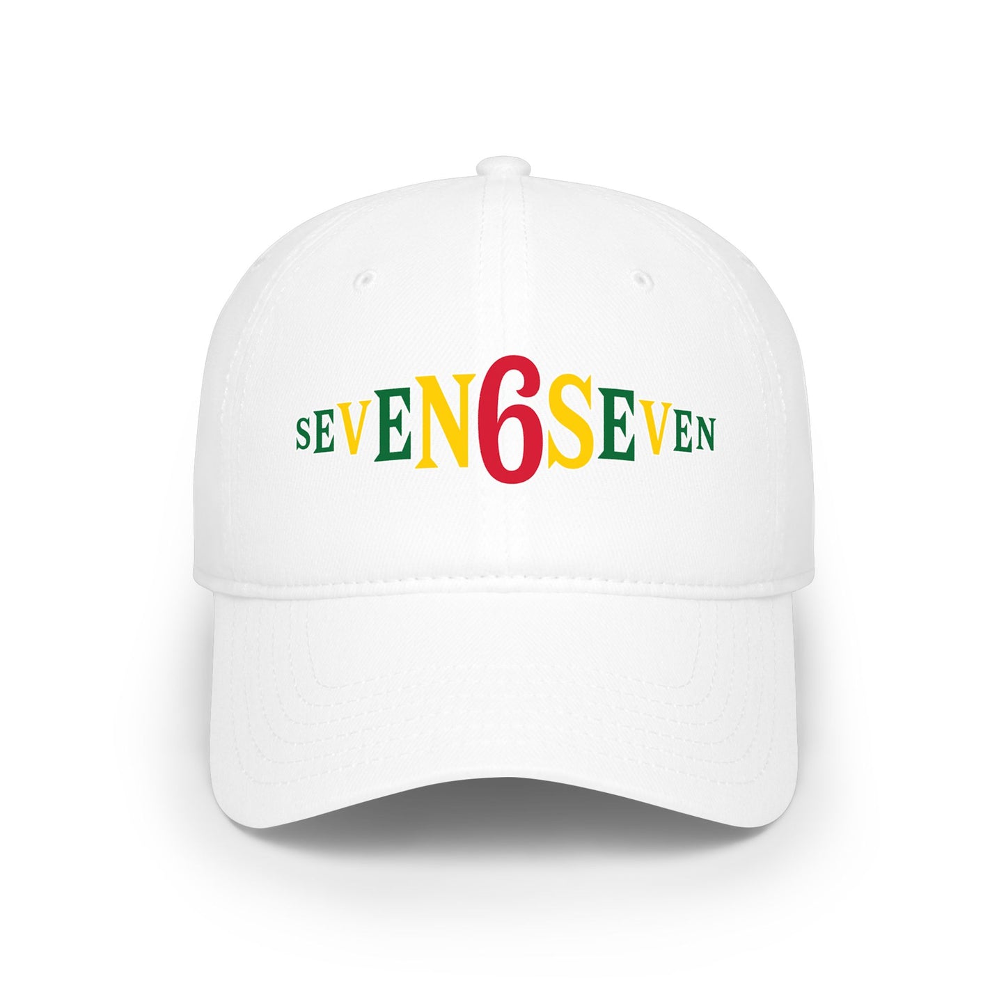 Low Profile Baseball Cap - Ice/Green/God