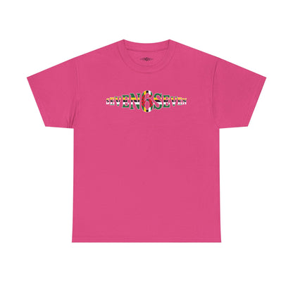 Plain T-Shirt with Flag Logo