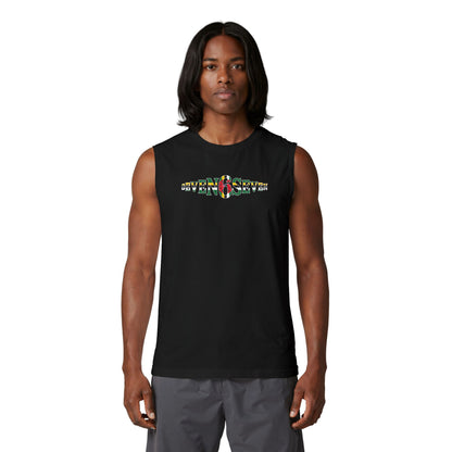 Unisex Jersey Muscle Tank- Flag Logo