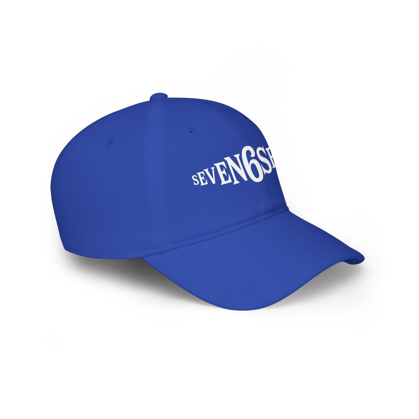 Low Profile Baseball Cap with White Logo