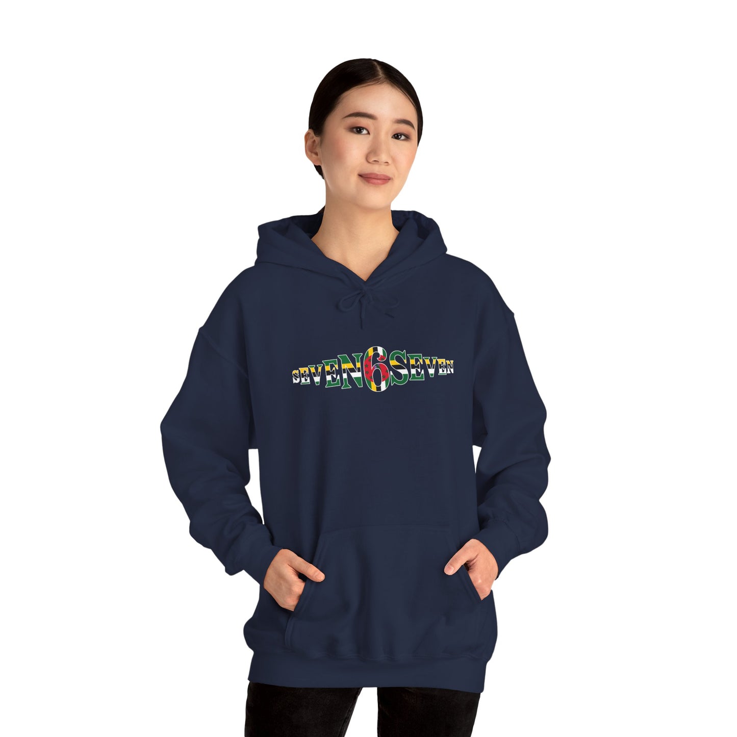 Green 6 Hoodie — Flag Logo