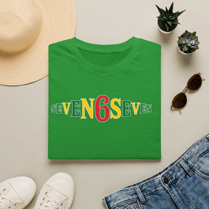 Plain T-Shirt with Ice/Green/Gold Logo