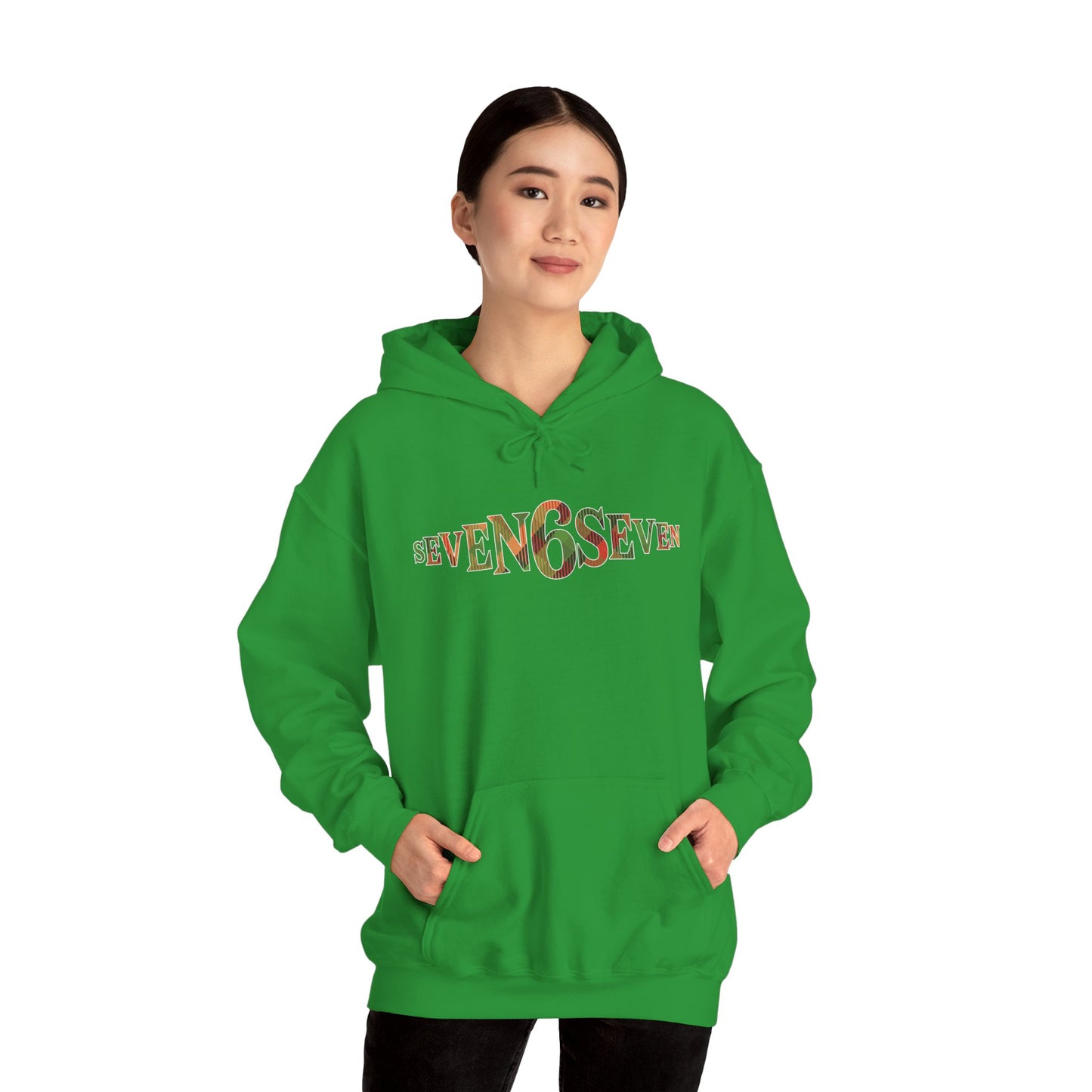 Midweight Cotton-Poly Soft Hoodie with Madras Logo