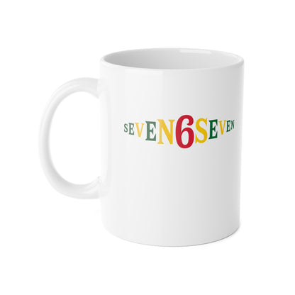 Ceramic Mug - White/Ice/Green/Gold