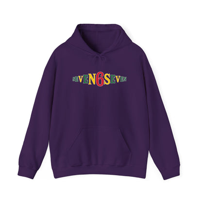 Unisex Heavy Blend™ Hooded Sweatshirt- Ice/Green/Gold Logo