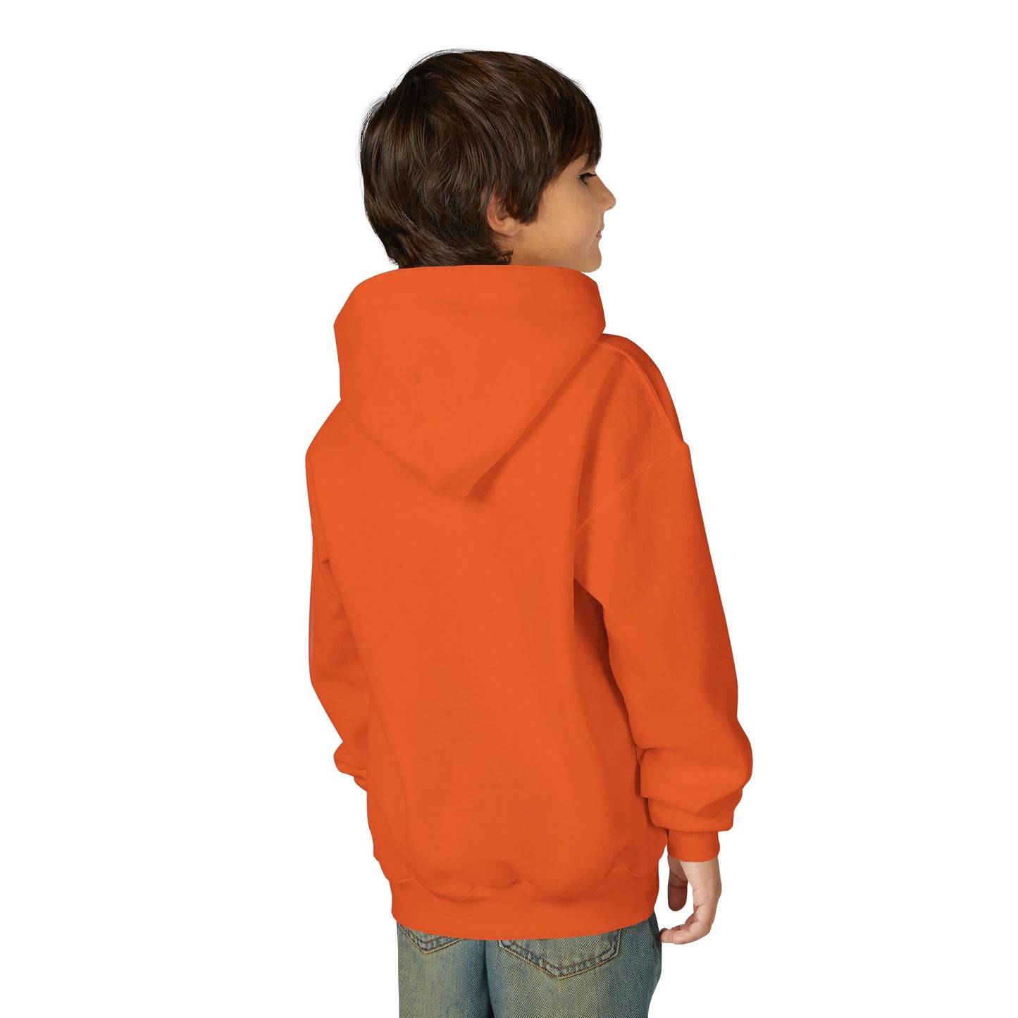 Youth Heavy Blend Hooded Sweatshirt with Flag Logo