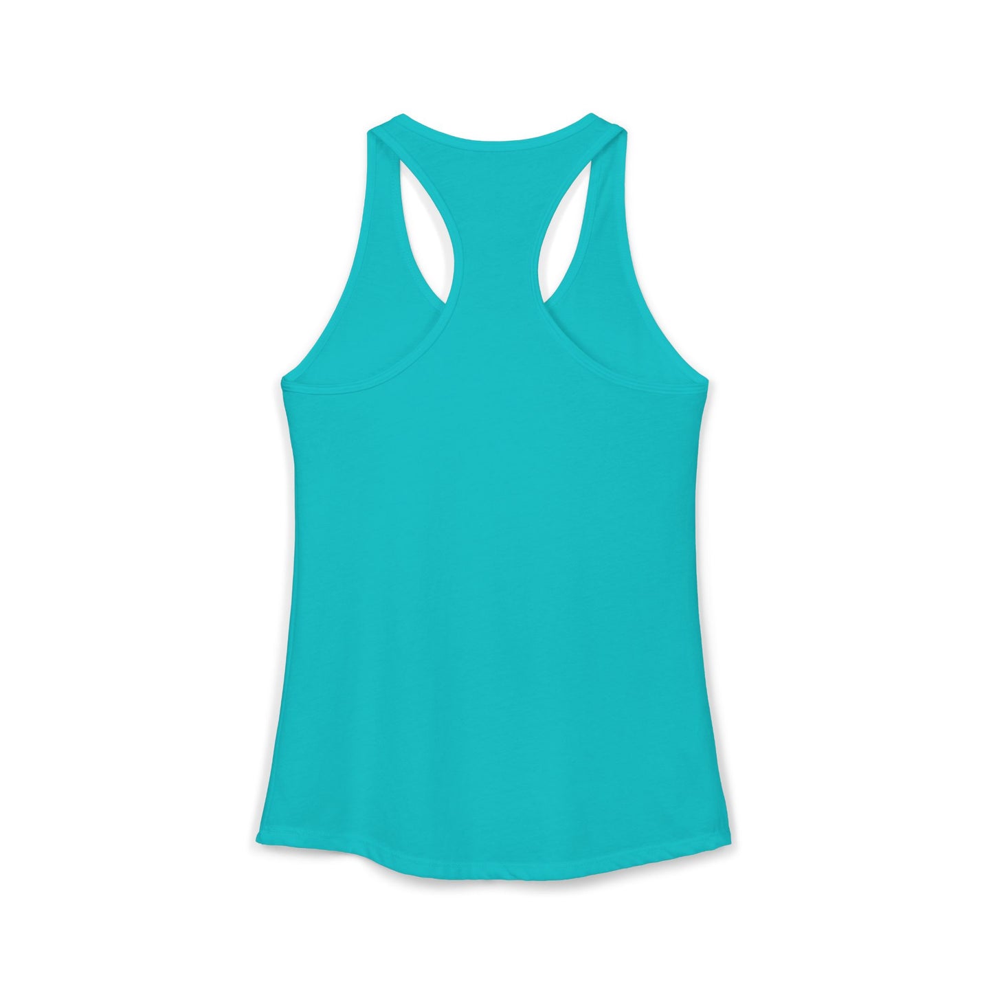 Women's Ideal Racerback Tank - White Logo