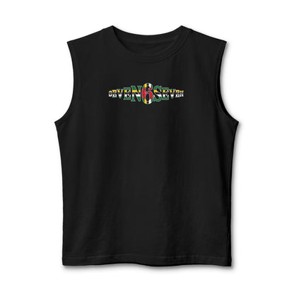 Unisex Jersey Muscle Tank- Flag Logo
