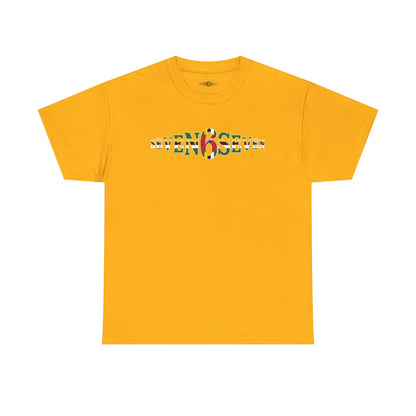 Plain T-Shirt with Flag Logo