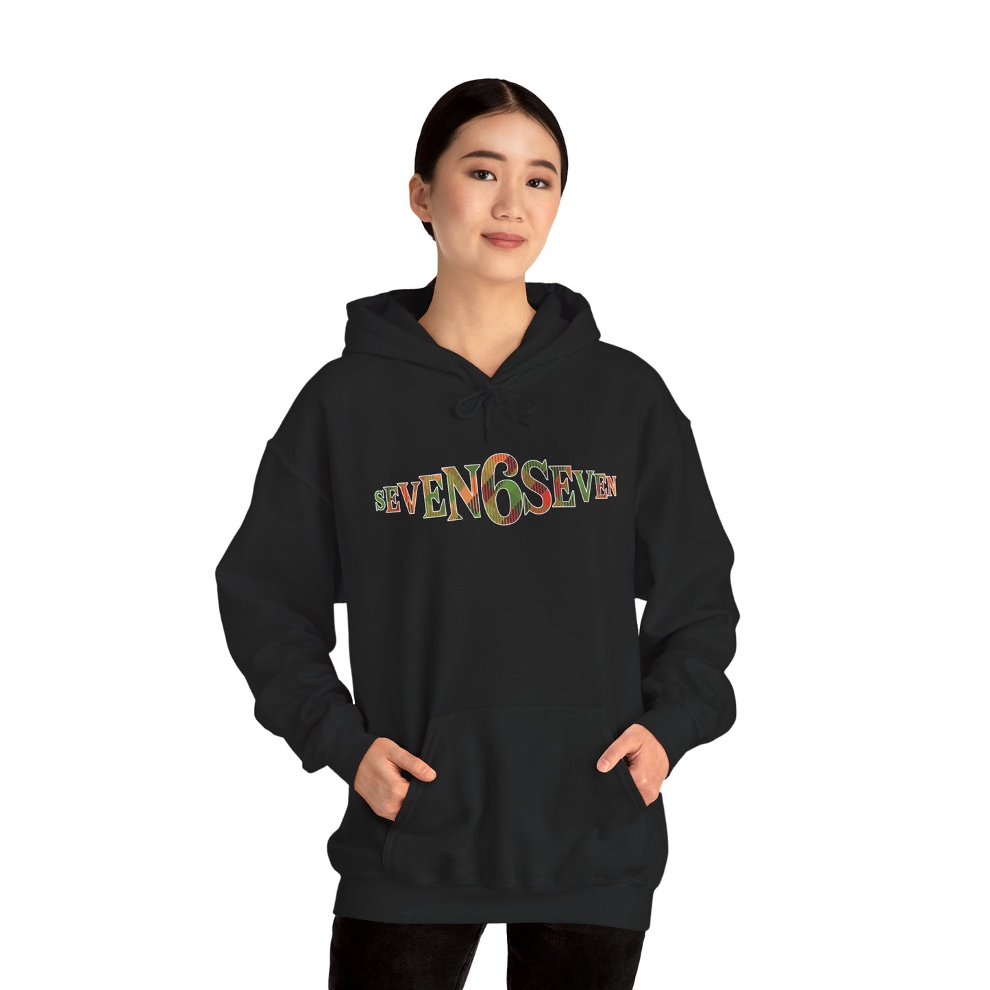 Midweight Cotton-Poly Soft Hoodie with Madras Logo