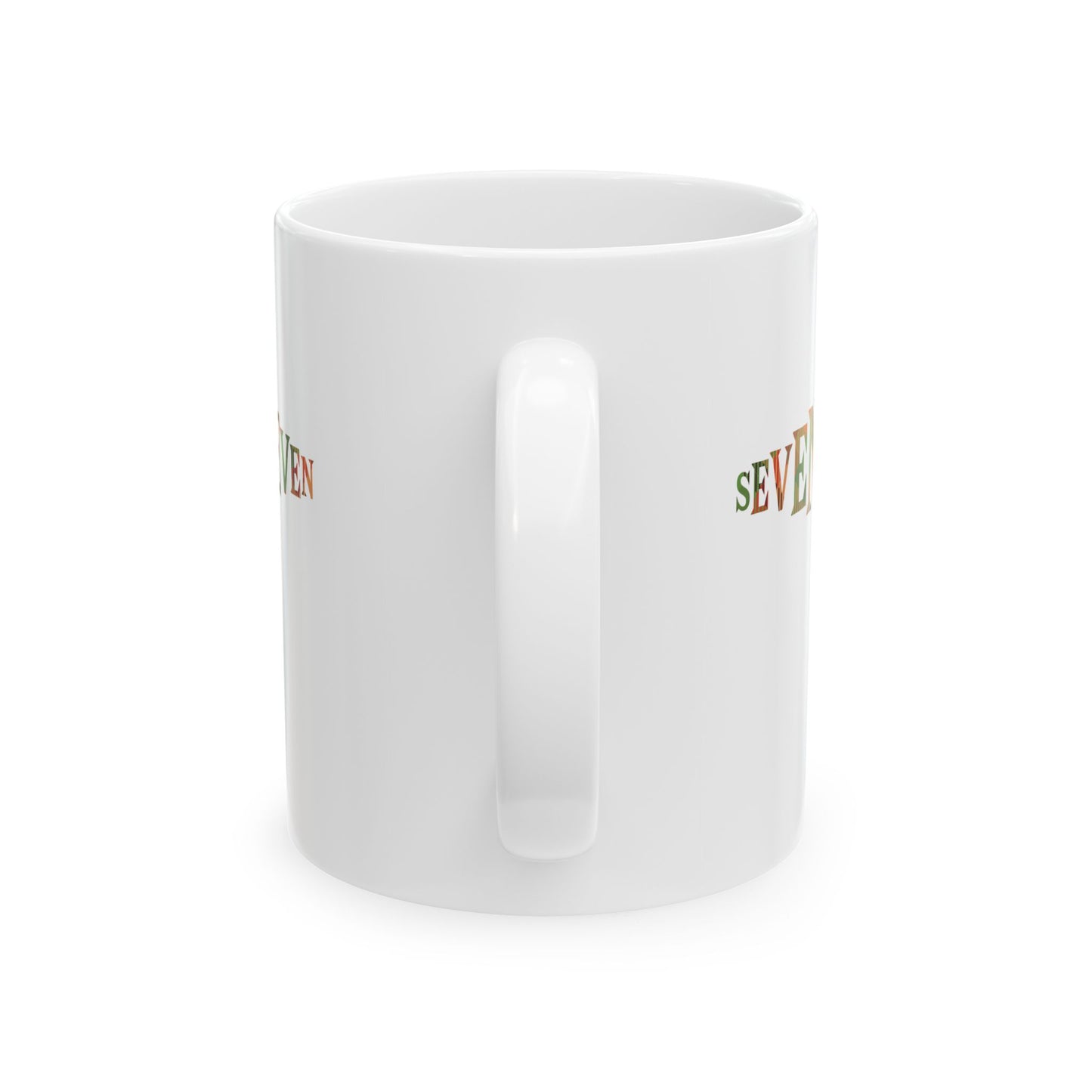 Ceramic Mug - White/Madras