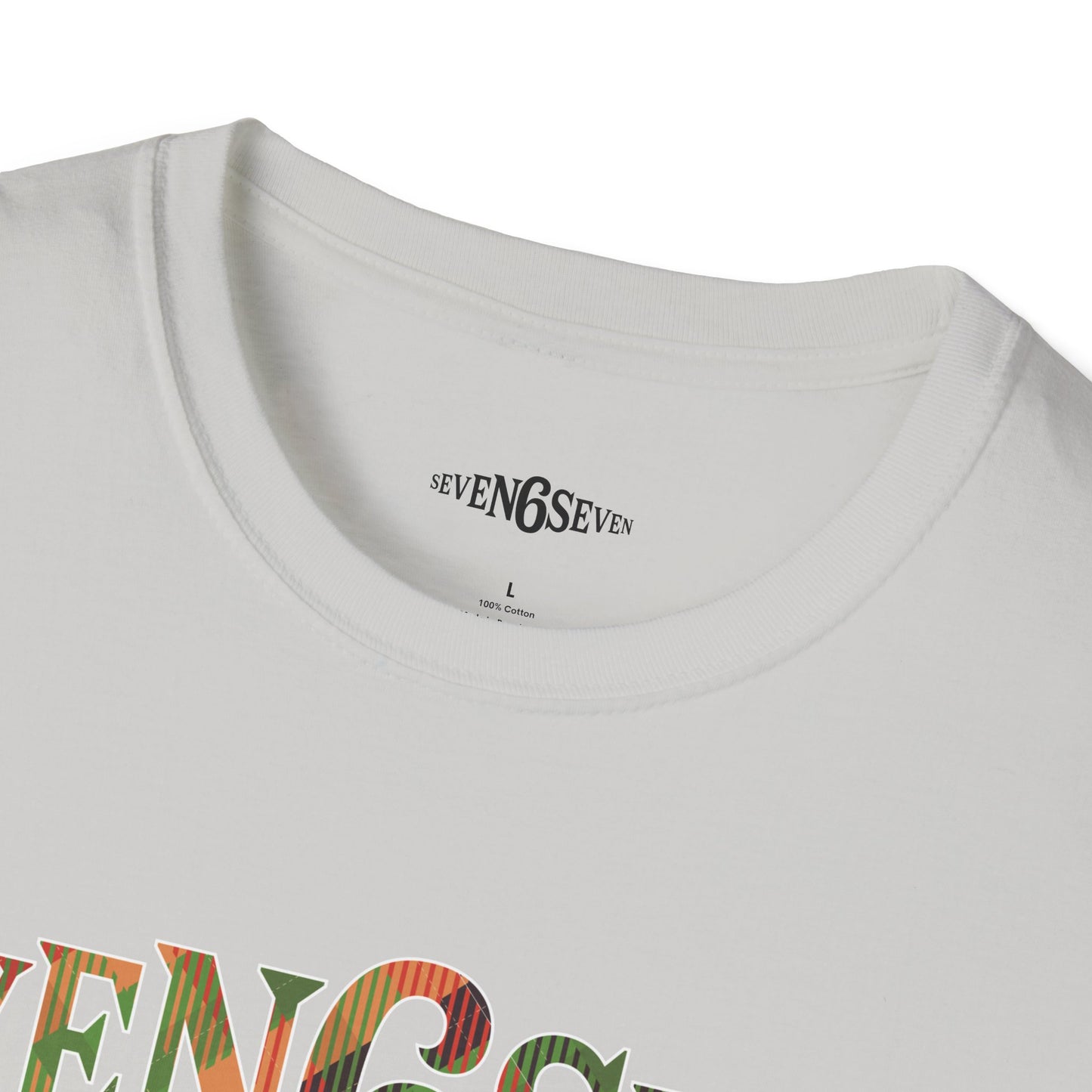 Plain T-Shirt with Madras Logo