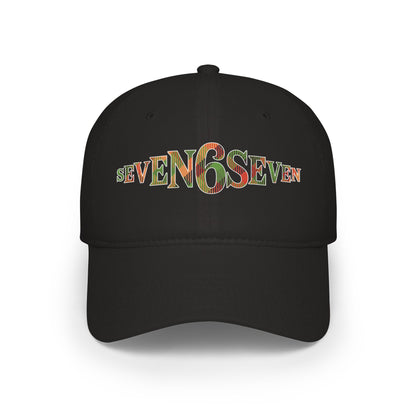 Logo Baseball Cap with Madras Logo