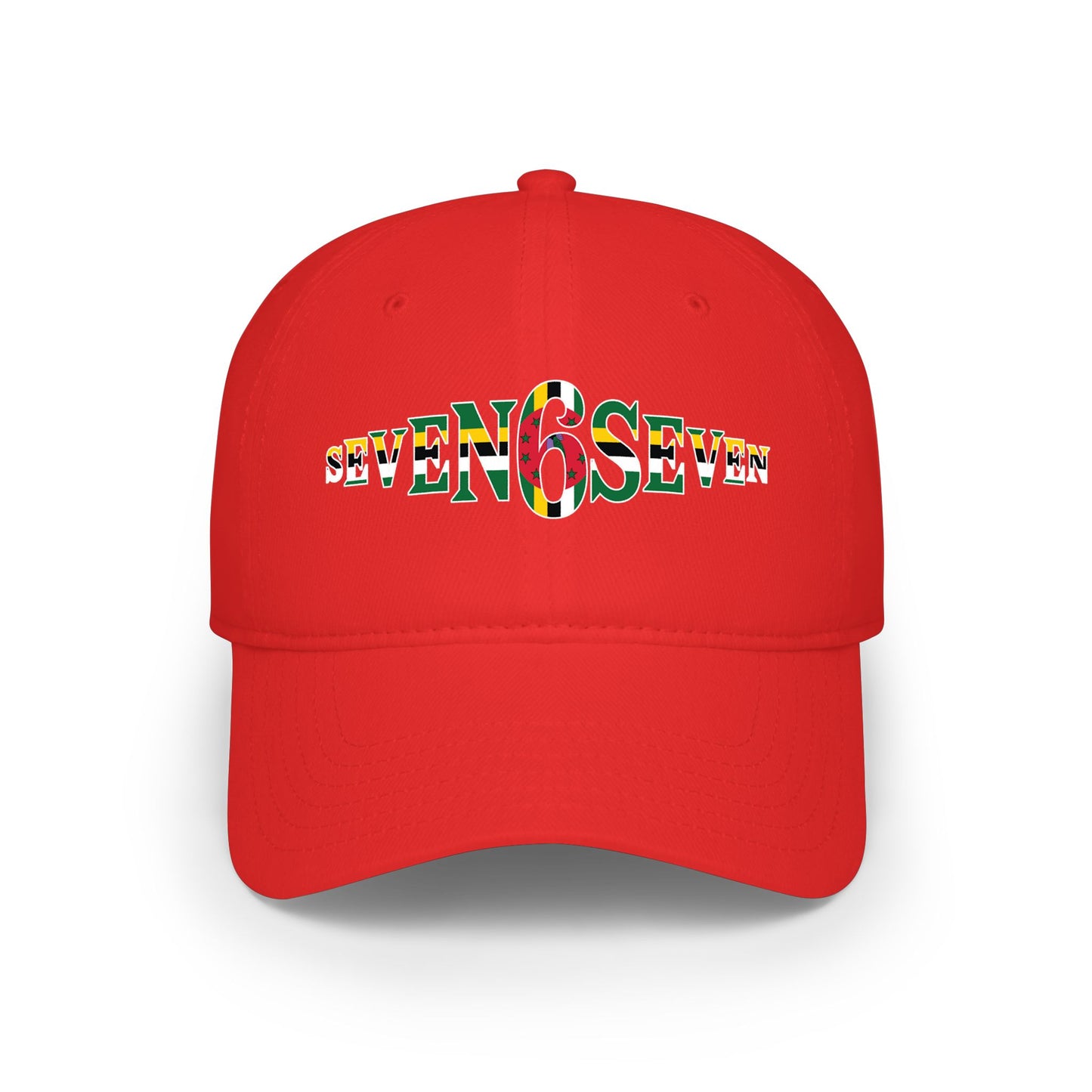 Low Profile Baseball Cap with Flag Logo