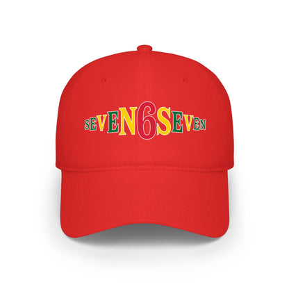 Low Profile Baseball Cap - Ice/Green/God