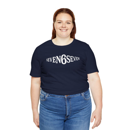 Unisex T-Shirt with White Logo