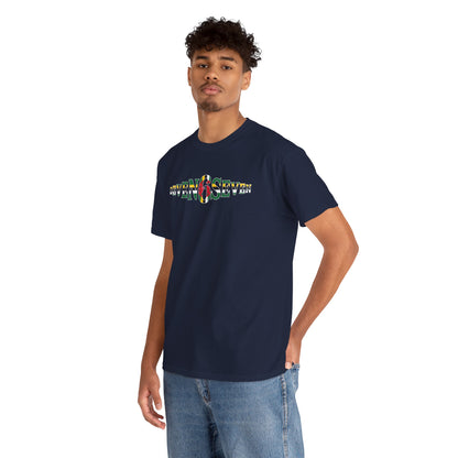 Plain T-Shirt with Flag Logo