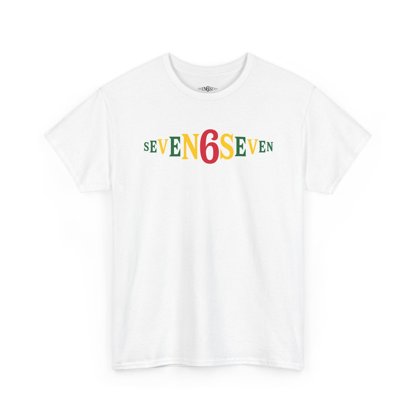 Plain T-Shirt - Ice/Green/Gold