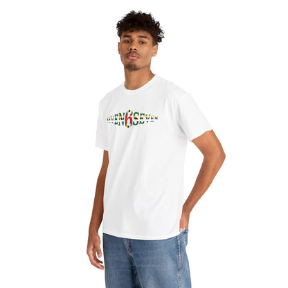 Plain T-Shirt with Flag Logo