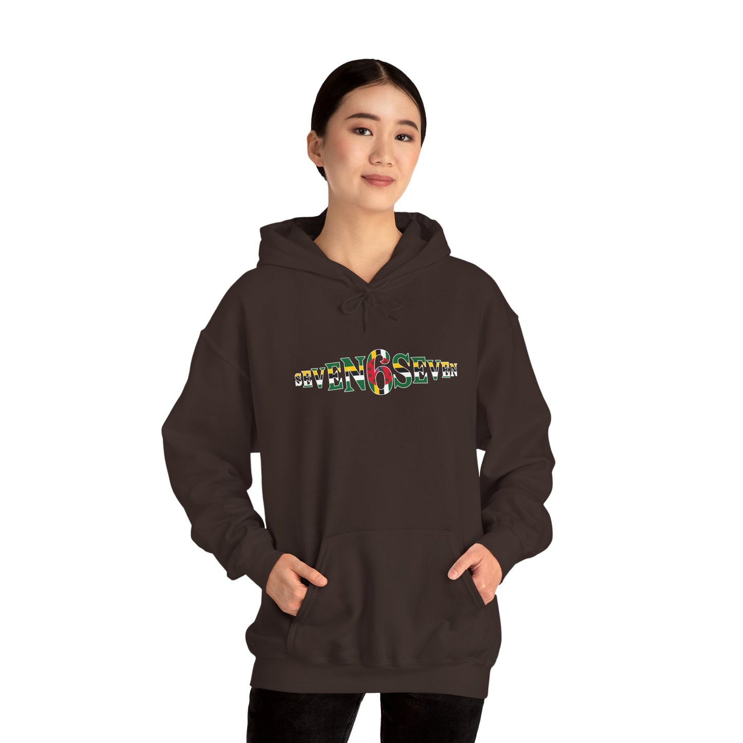 Green 6 Hoodie — Flag Logo