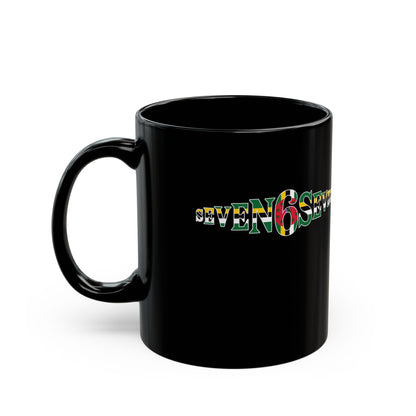 Black Coffee Mug — Flag