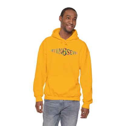 Midweight Cotton-Poly Soft Hoodie with Madras Logo