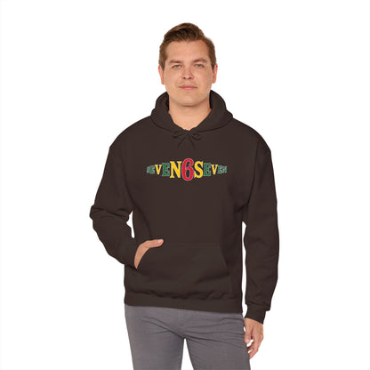 Unisex Heavy Blend™ Hooded Sweatshirt- Ice/Green/Gold Logo