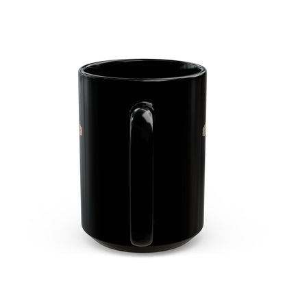 Ceramic Mug- Black/ Madras