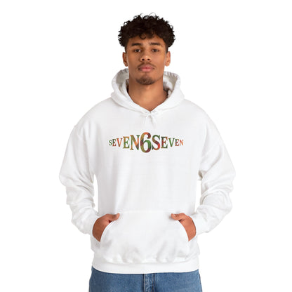Midweight Cotton-Poly Soft Hoodie with Madras Logo