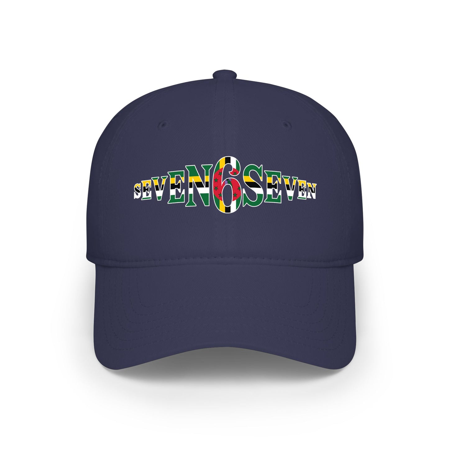 Low Profile Baseball Cap with Flag Logo