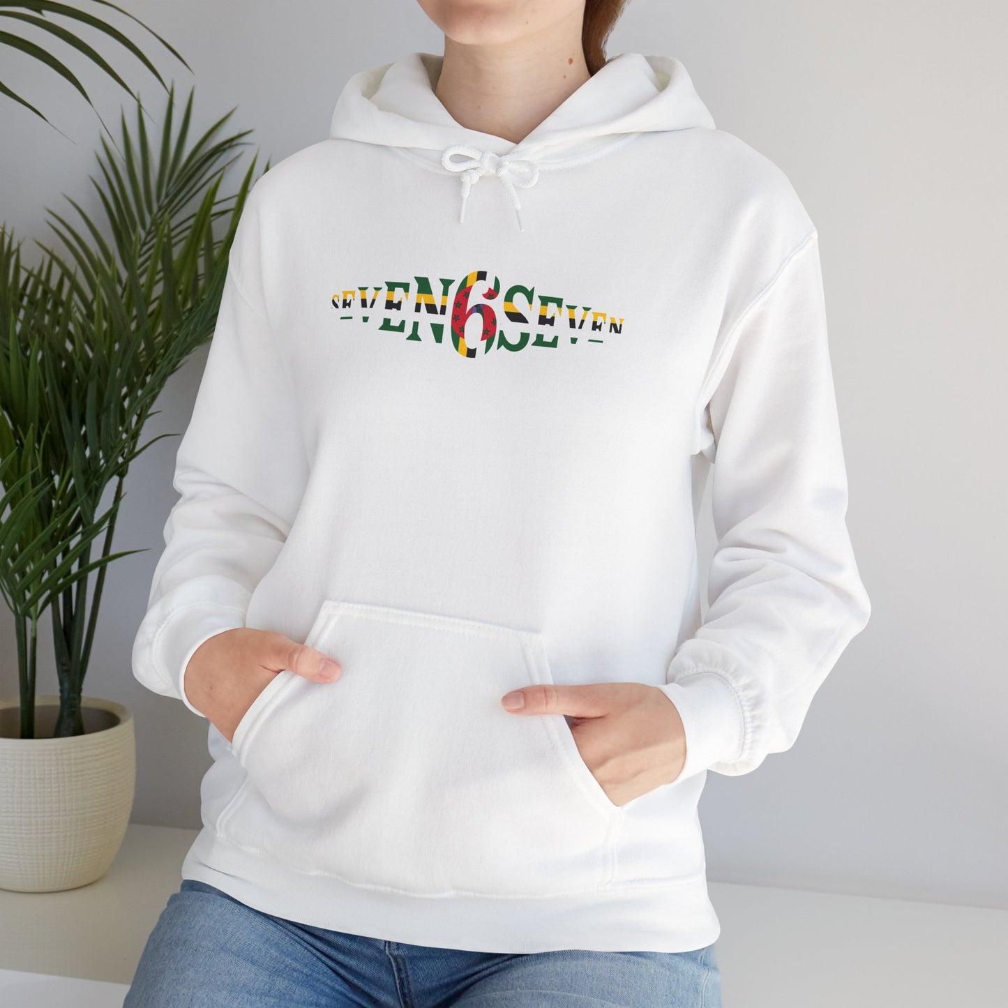 Green 6 Hoodie — Flag Logo