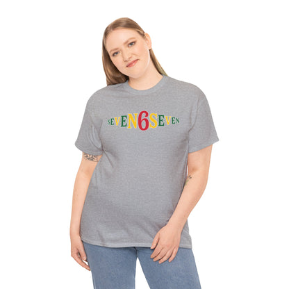 Plain T-Shirt - Ice/Green/Gold
