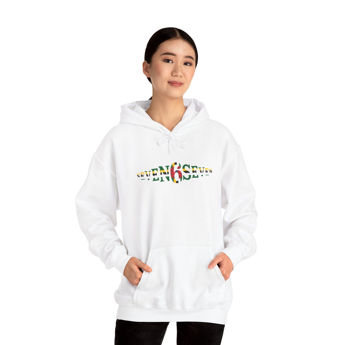Green 6 Hoodie — Flag Logo