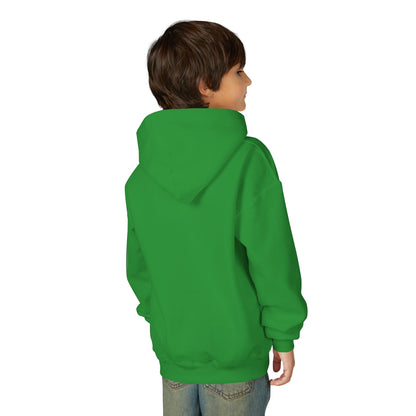 Youth Heavy Blend Hooded Sweatshirt with Flag Logo