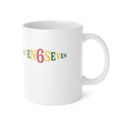 Ceramic Mug - White/Ice/Green/Gold